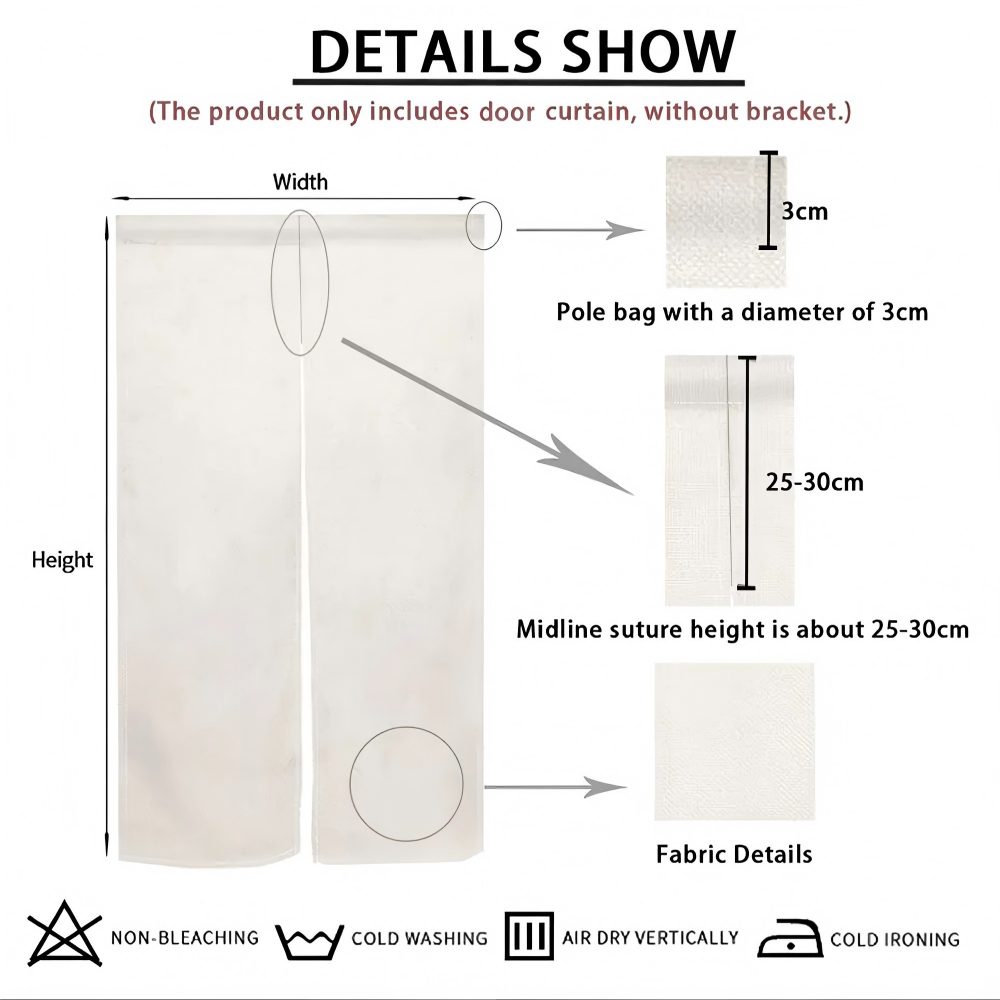 Zasłona drzwiowa VIKAMA z włas – Room Divider Screen recenzja i cena