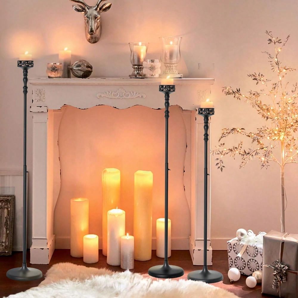 Regulowane metalowe świeczniki – Flooring Home Decor recenzja i cena