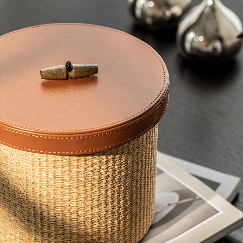 Retro rattanowe pudełko do prz – Home Decor Retro recenzja i cena