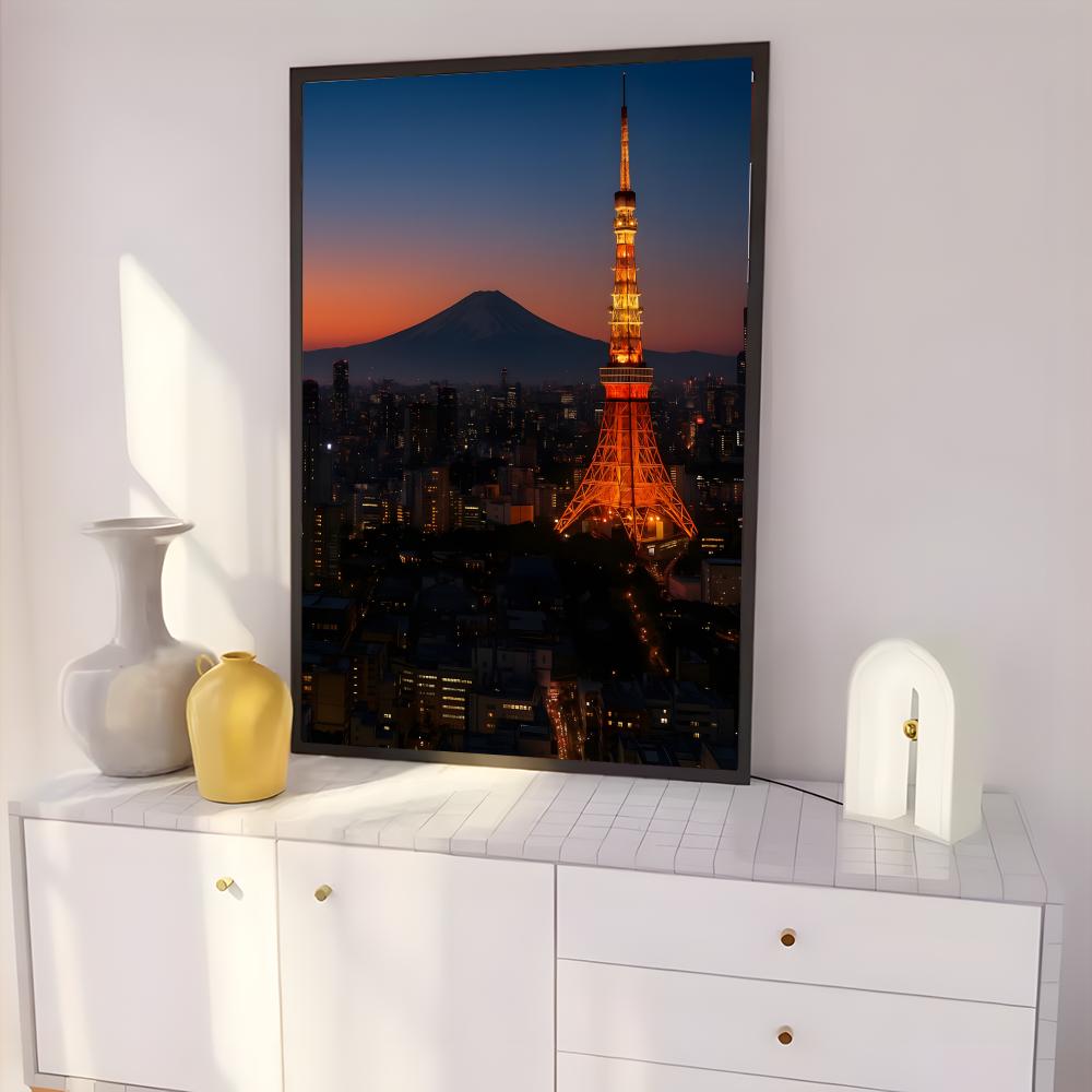 Plakat z widokiem na Wieżę Tok – Home Decor Tokyo recenzja i cena