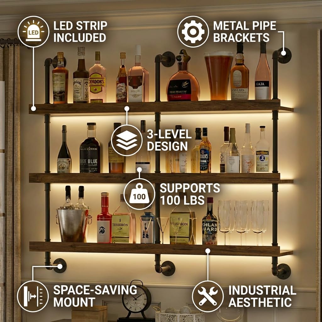 Półka na wino do montażu na śc – Floating Shelves recenzja i cena