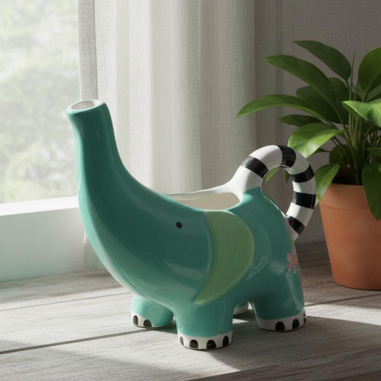 Konewka w kształcie słonia - p – Home Decor Garden Ideas recenzja i cena