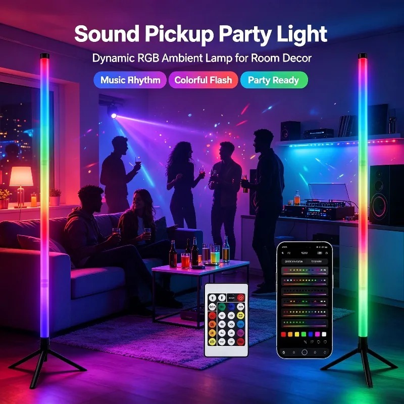 2 SZT. Lampa podłogowa RGB 120 – Home Decor Lighting recenzja i cena