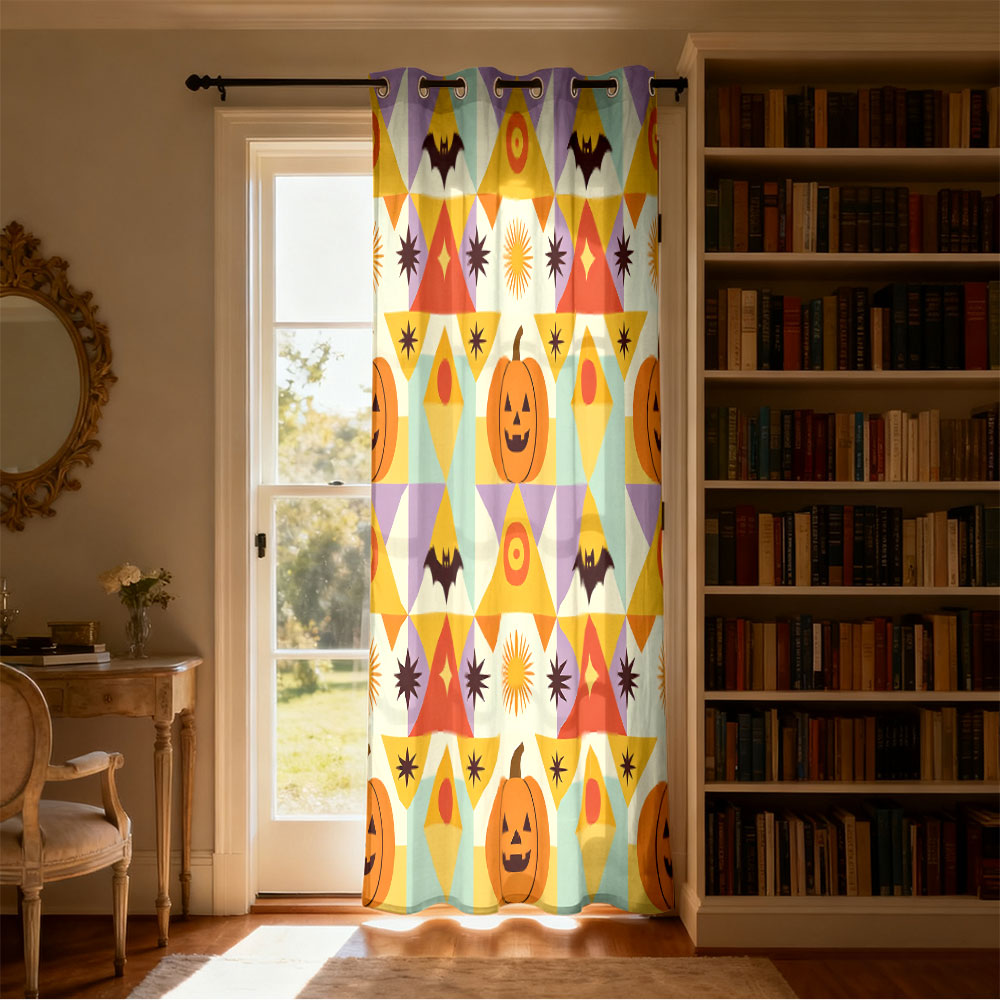 1 szt. Halloweenowa zasłona z  – Home Decor Curtains recenzja i cena