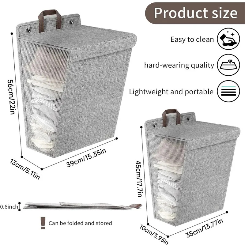 1 szt. Składany, samoprzylepny – Woven Wall Basket recenzja i cena