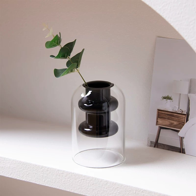 Nordycki dwuwarstwowy wazon z  – Glass Vase Nordic recenzja i cena