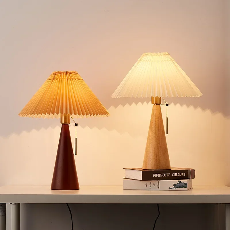 Retro Plisowana Lampa Stołowa  – Home Decor Lighting recenzja i cena