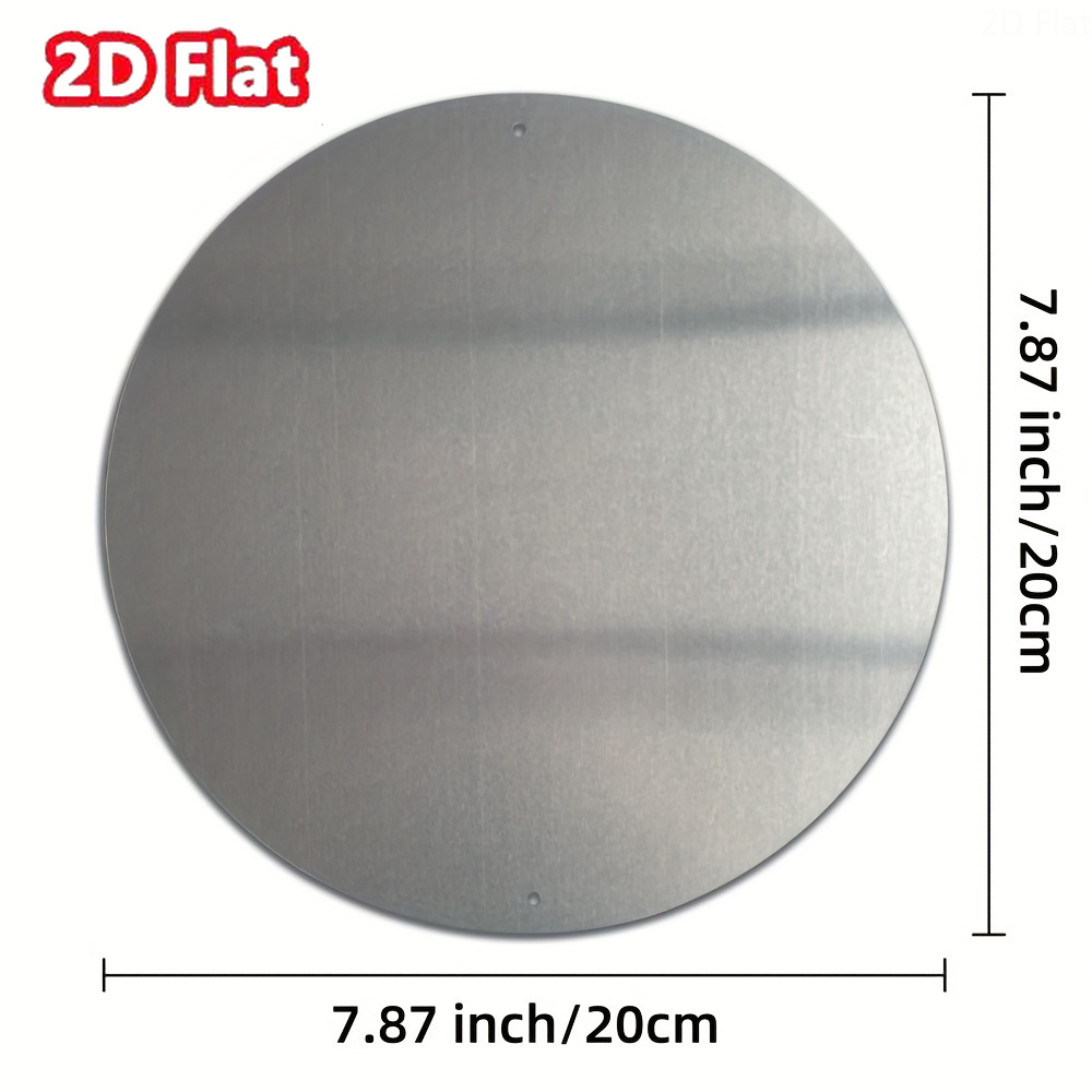 Okrągłe metalowe tabliczki 2D  – Home Decor Garden Ideas recenzja i cena