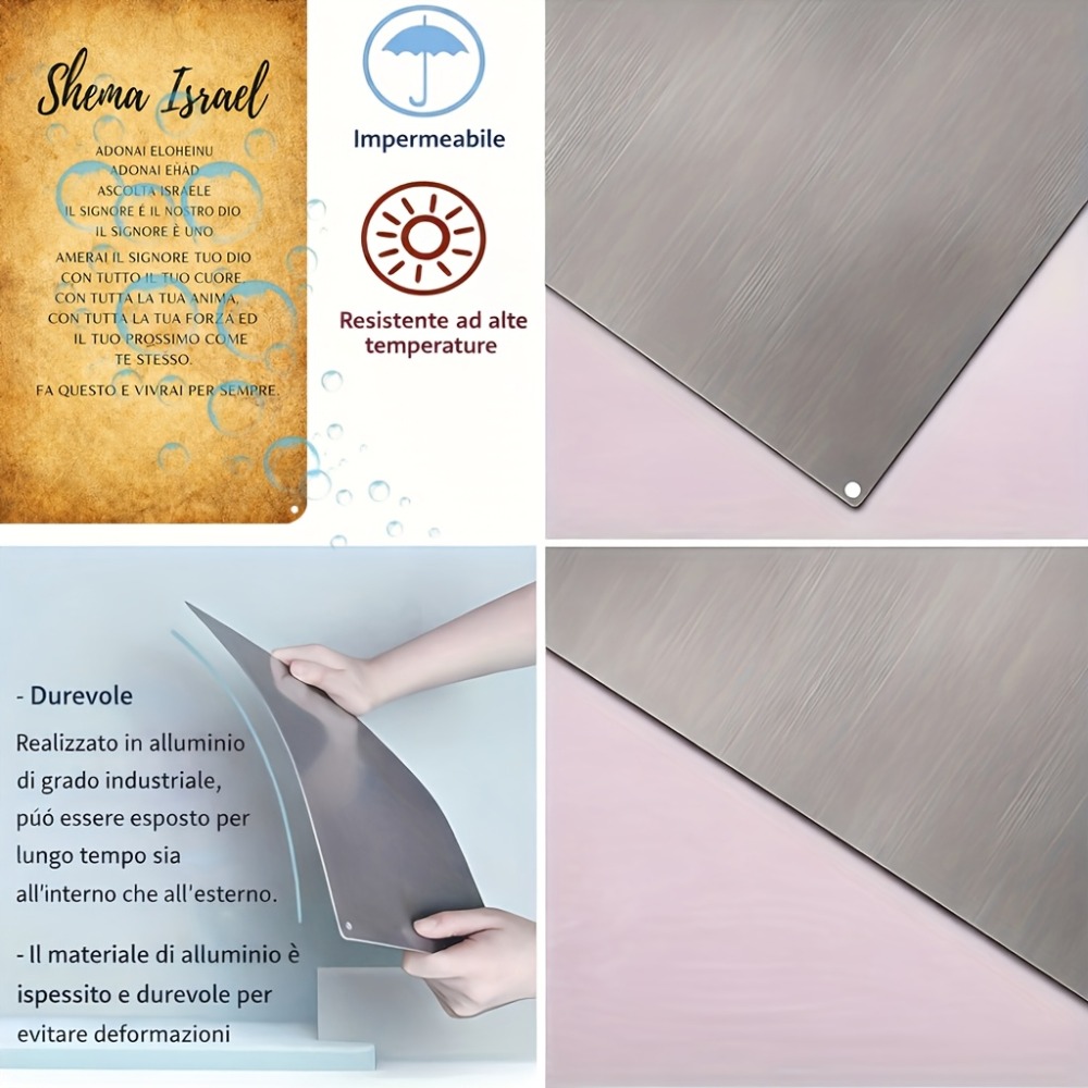 CIFBUY Aluminiowa Tabliczka z  – Home Decor Living recenzja i cena