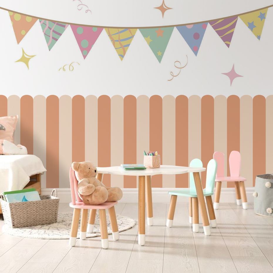 Wielokolorowa pionowa tapeta w – Flooring Home Decor recenzja i cena