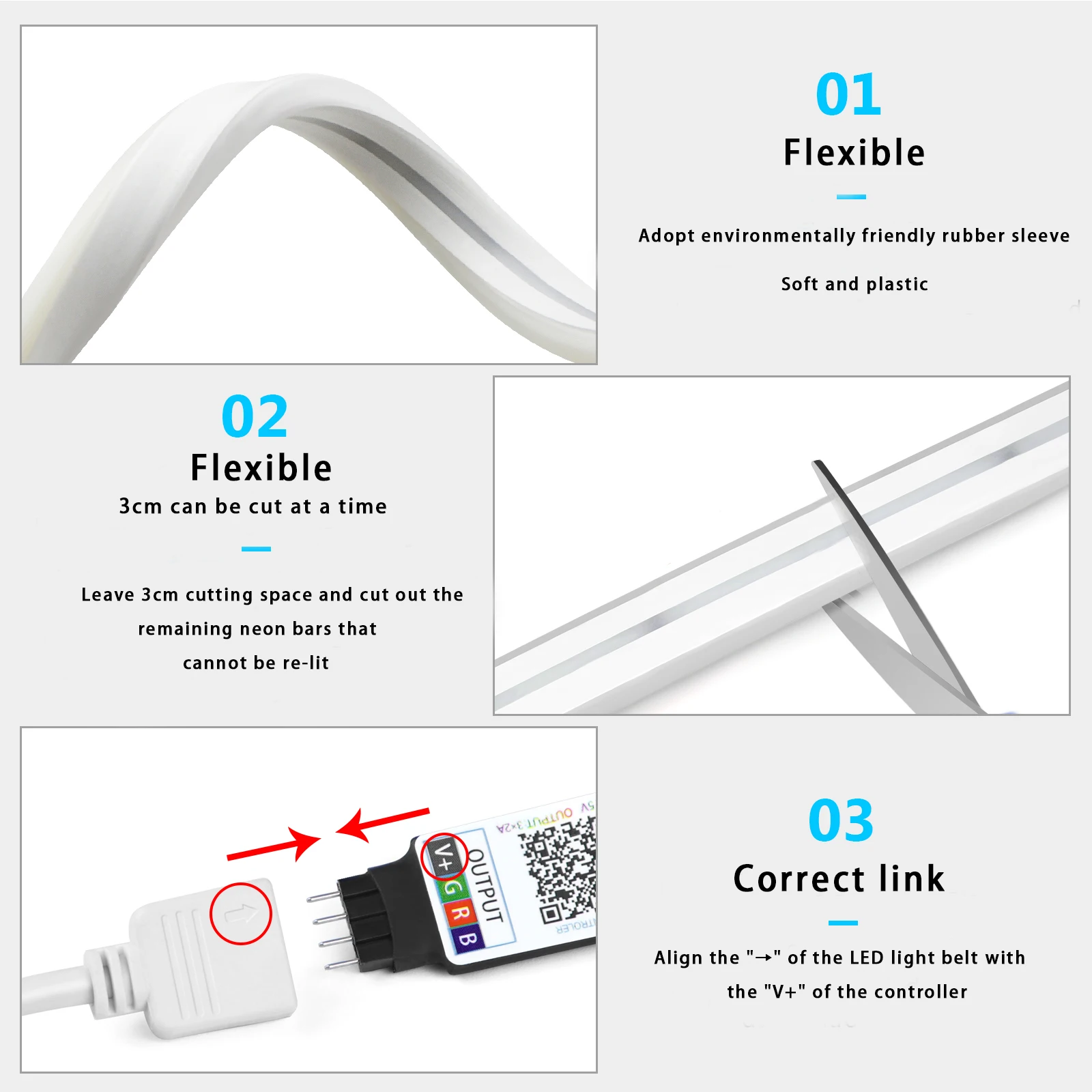 Taśma LED Neon RGB 1-5m, 5V US – Home Decor Lighting recenzja i cena