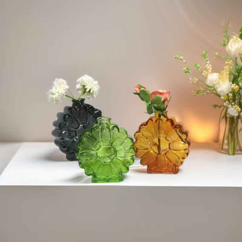 Prosty wazon z witrażowym efek – Glass Vase Nordic recenzja i cena