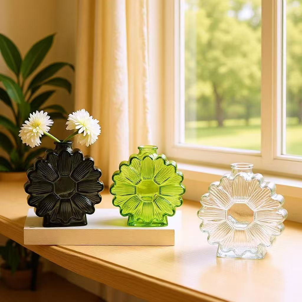 Prosty wazon z witrażowym efek – Glass Vase Nordic recenzja i cena