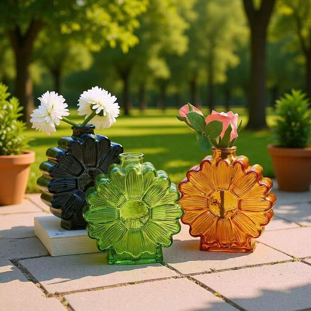 Prosty wazon z witrażowym efek – Glass Vase Nordic recenzja i cena